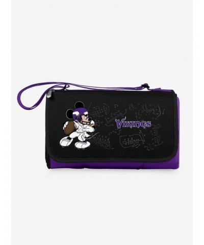 Disney Mickey Mouse NFL Minnesota Vikings Outdoor Picnic Blanket $18.44 Blankets