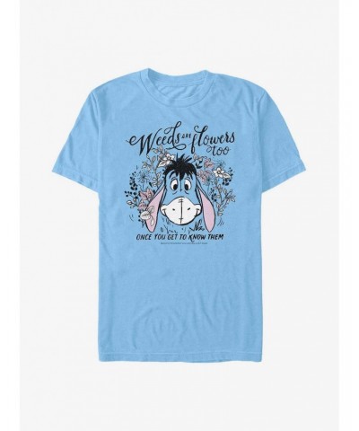 Disney Winnie The Pooh Eeyore Weeds Are Flowers T-Shirt $10.52 T-Shirts