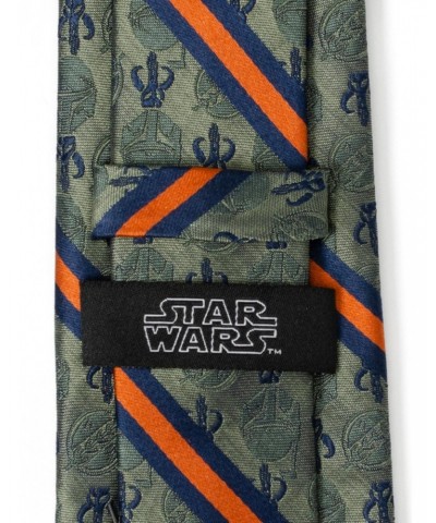 Star Wars Book of Boba Fett Green Men's Tie $12.84 Ties
