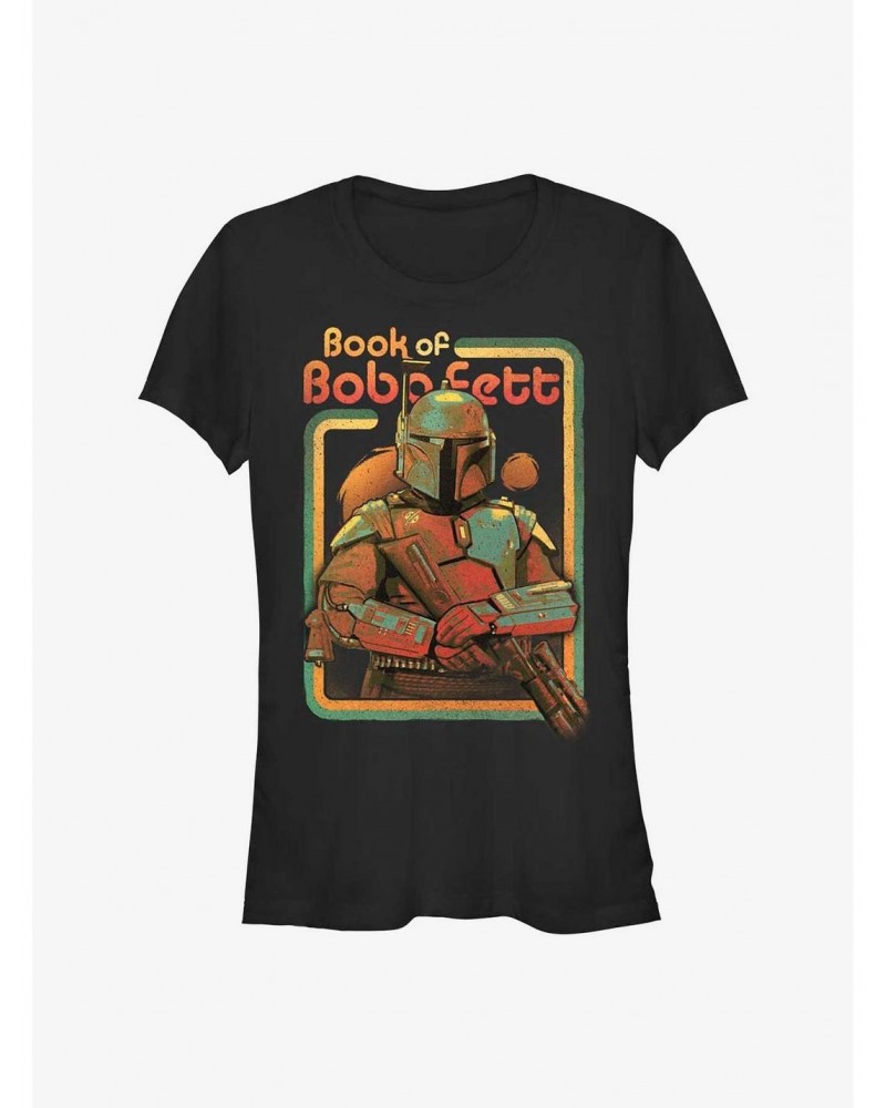 Star Wars The Book Of Boba Fett Boba Force Girls T-Shirt $9.96 T-Shirts