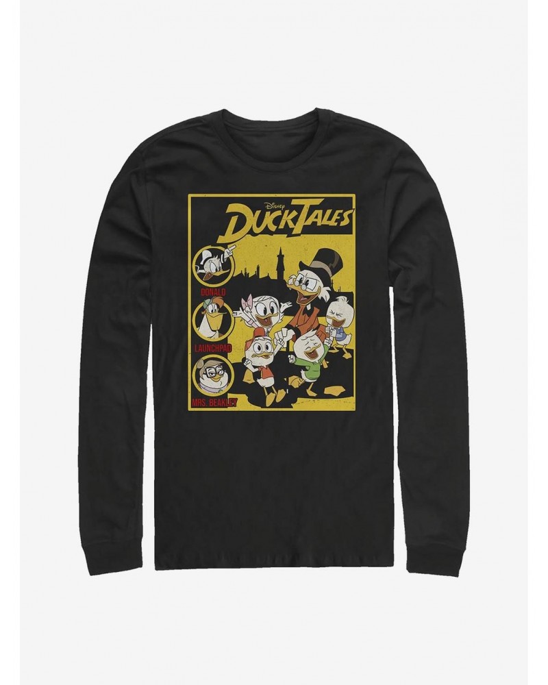 Disney Ducktales Cover Long-Sleeve T-Shirt $13.49 T-Shirts