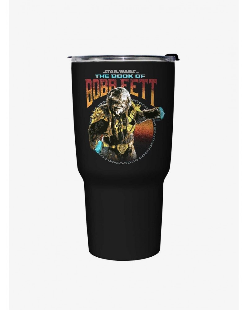 Star Wars The Book of Boba Fett Stay The Course Black Stainless Steel Travel Mug $14.05 Mugs