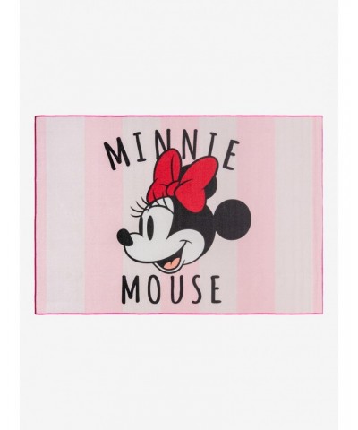 Disney Minnie Mouse Stripes Rug $28.18 Rugs