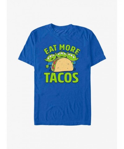 Disney Pixar Toy Story Aliens Eat More Tacos T-Shirt $11.71 T-Shirts