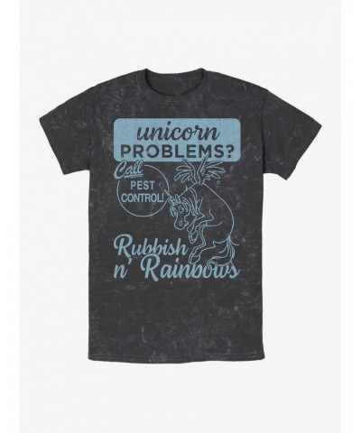 Disney Pixar Onward Call Rubbish n' Rainbows Mineral Wash T-Shirt $11.91 T-Shirts