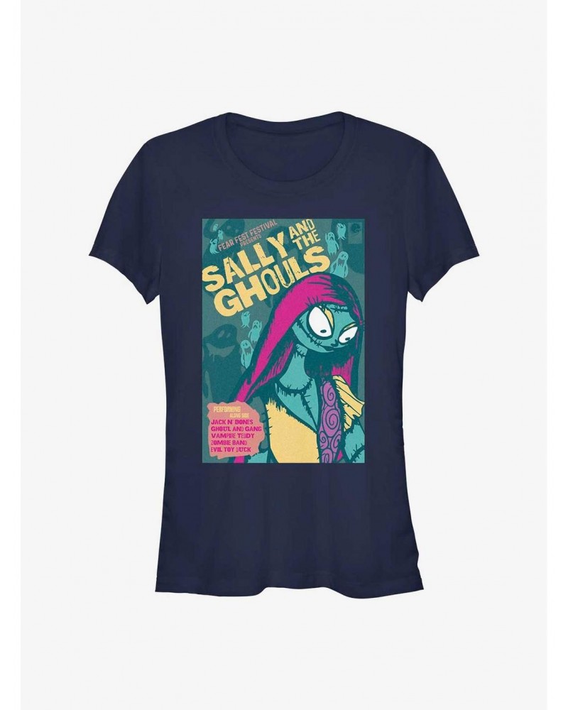 Disney The Nightmare Before Christmas Fear Fest Sally Girls T-Shirt $7.72 T-Shirts