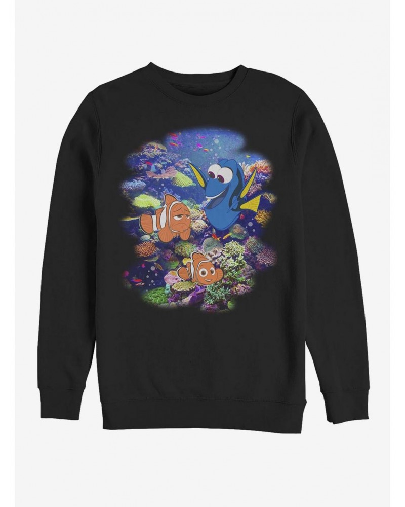 Disney Pixar Finding Dory Reef Dory Crew Sweatshirt $16.24 Sweatshirts