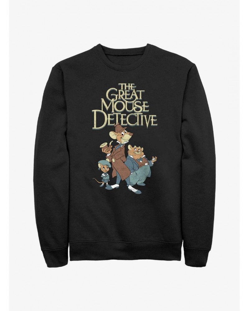 Disney The Great Mouse Detective Mousey Trio Sweatshirt $15.13 Sweatshirts