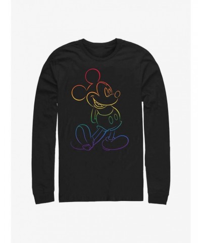 Disney Mickey Mouse Big Pride Long-Sleeve T-Shirt $11.19 T-Shirts
