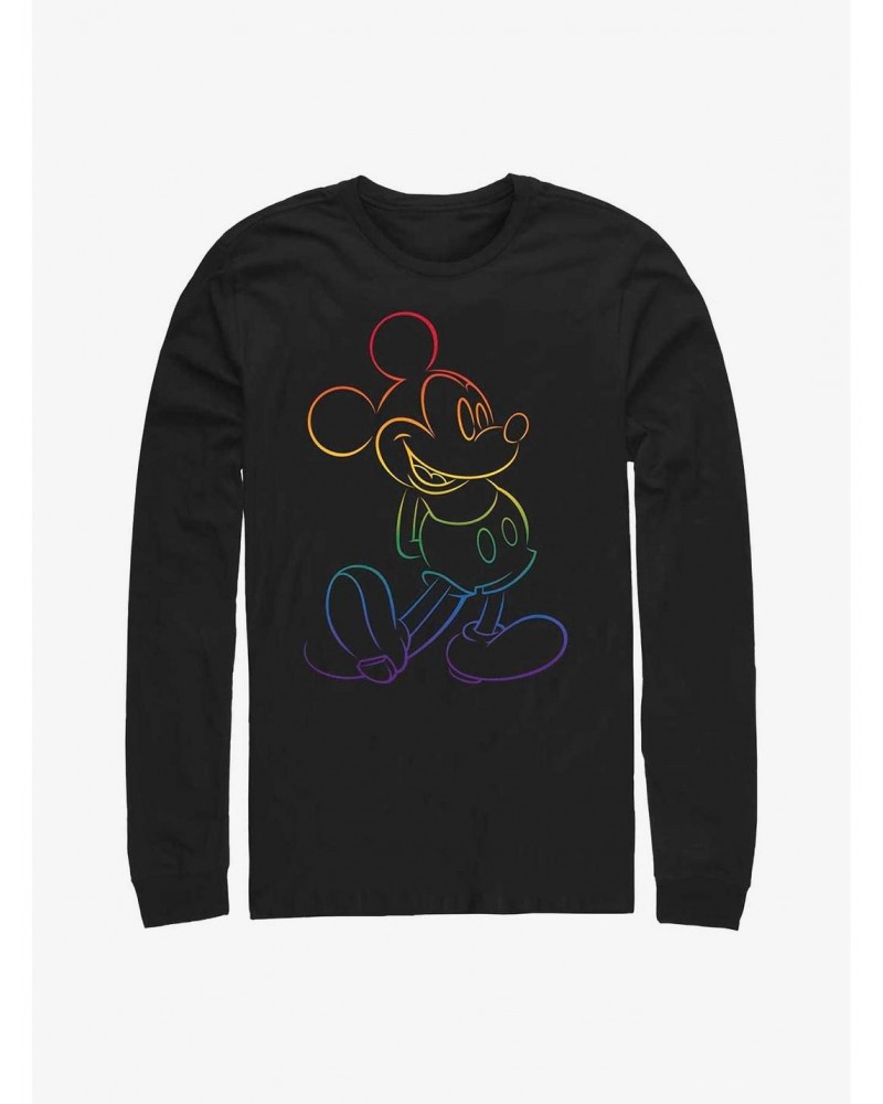 Disney Mickey Mouse Big Pride Long-Sleeve T-Shirt $11.19 T-Shirts