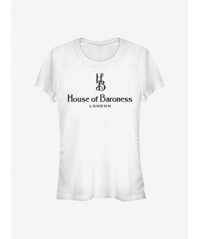 Disney Cruella House Of Baroness London Logo Girls T-Shirt $11.70 T-Shirts