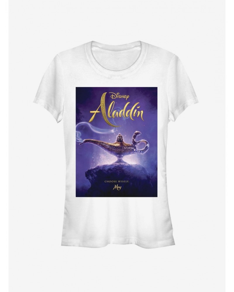 Disney Aladdin 2019 Aladdin Live Action Cover Girls T-Shirt $12.20 T-Shirts