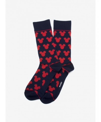 Disney Mickey Mouse Silhouette Blue Socks $9.15 Socks