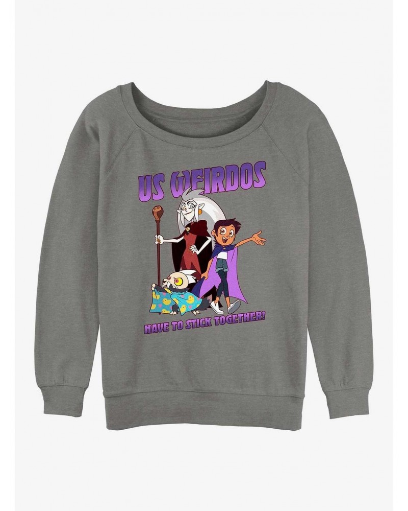 Disney The Owl House Us Weridos Stick Together Girls Sweatshirt $11.07 Sweatshirts