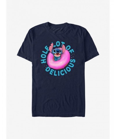 Disney Lilo & Stitch Hole Lot Of Delicious T-Shirt $8.13 T-Shirts