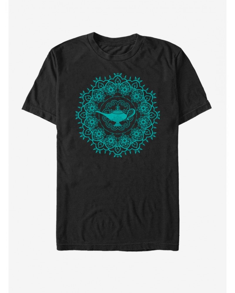 Disney Aladdin Lamp Mandala T-Shirt $7.65 T-Shirts