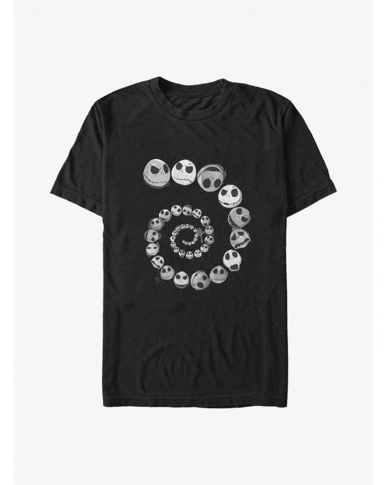 Disney The Nightmare Before Christmas Jack Emotions Spiral Big & Tall T-Shirt $10.17 T-Shirts