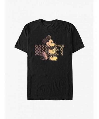 Disney Mickey Mouse Checkered Mouse T-Shirt $11.95 T-Shirts