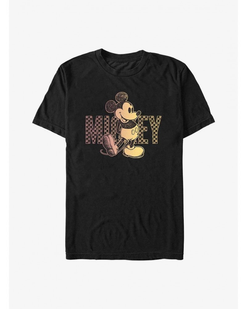Disney Mickey Mouse Checkered Mouse T-Shirt $11.95 T-Shirts