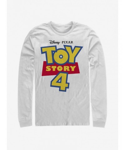 Disney Pixar Toy Story 4 Full Color Logo Long-Sleeve T-Shirt $11.19 Merchandises